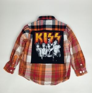 Kids reworked KISS flannel